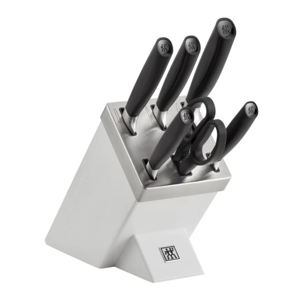 Zwilling All Star Sharp 7 Piece Knife Block - White (1022569)