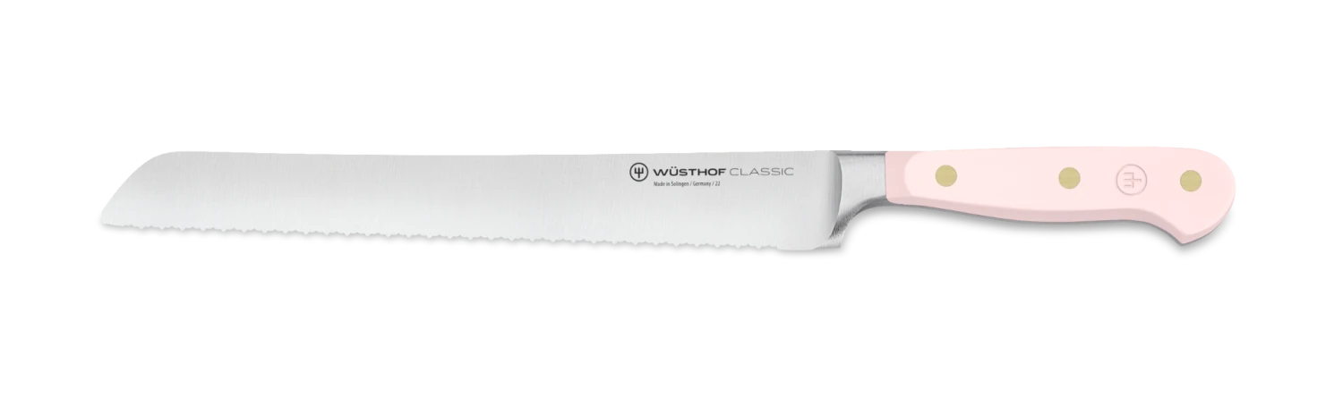 Wusthof Classic Colour Precision Double Serrated Bread Knife 23cm Pink Himalayan Salt (WT1061706423)