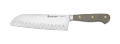 Wusthof Classic Colour Santoku With Hollow Edge Knife 17cm Velvet Oyster (WT1061731317)