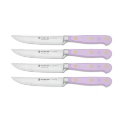 Wusthof Classic Colour 4-piece Steak Knife Set Purple Yam (WT1061760402)