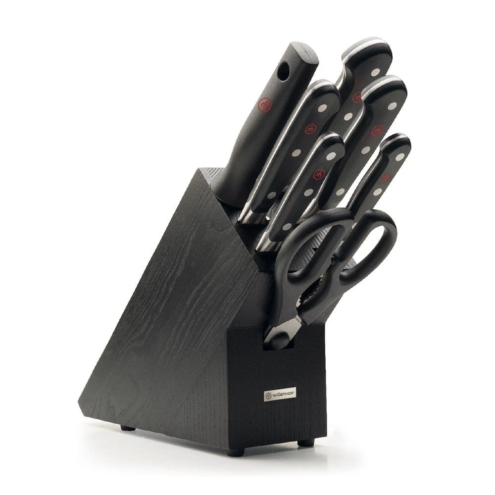 Wusthof Classic 7pc Knife Block Black Ash (WT1090170707)