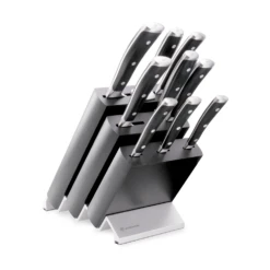 Wusthof Classic Ikon 9pc Knife Block Black Ash (WT1090370901)