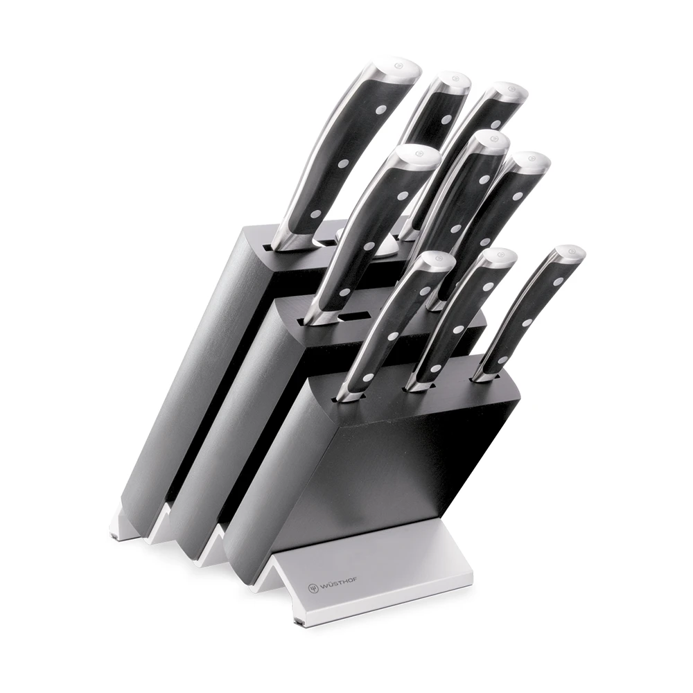Wusthof Classic Ikon 9pc Knife Block Black Ash (WT1090370901)