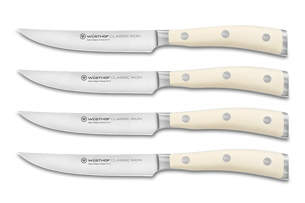 Wusthof Classic Ikon Cream 4pc Steak Knife Set (WT1120460401)