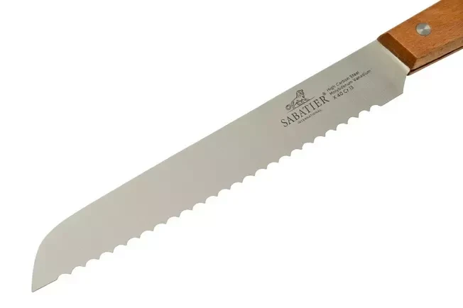 Sabatier® Beech Bread Board & Bread Knife Set (173324) - Image 4