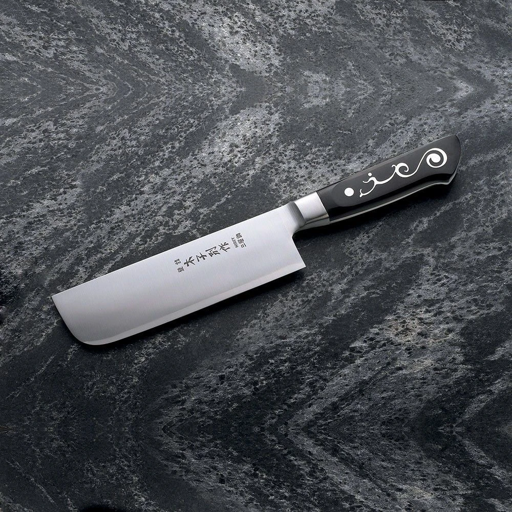 I.O.Shen 165mm Broad Blade Chinese Vegetable Knife - Image 6