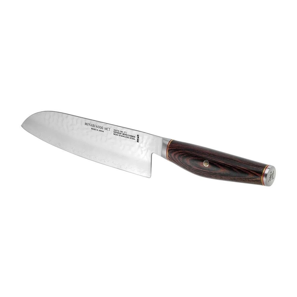 Miyabi 6000 MCT 18cm Santoku Brown Fine Edge (34074-181-0) - Image 2