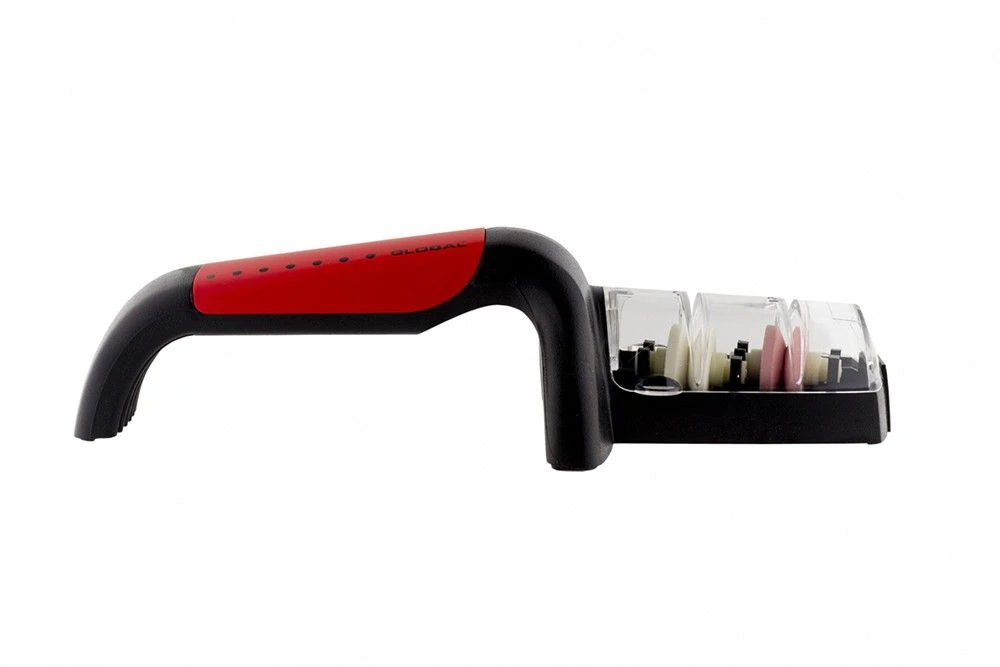Global Ceramic Knife Sharpener Red Handle (GS-440/BR)