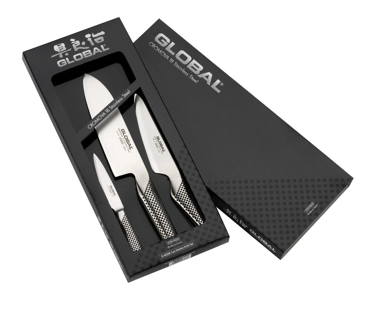Global G46338 - 3 Piece Kitchen Knife Set (G-46338) - Image 2
