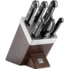 Zwilling Gourmet 7 Piece Brown Knife Block Set With Kis Technology (36133-000-0)
