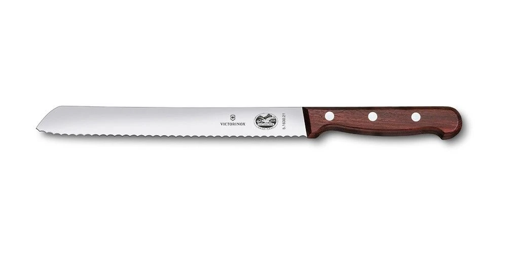 Victorinox Wood 21cm Bread Knife With Serrated Edge (5163021G)