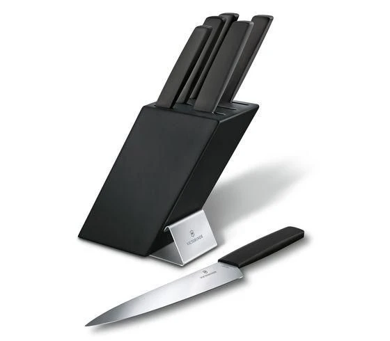 Victorinox Swiss Modern 6 Piece Cutlery Block Black (6718663) - Image 2