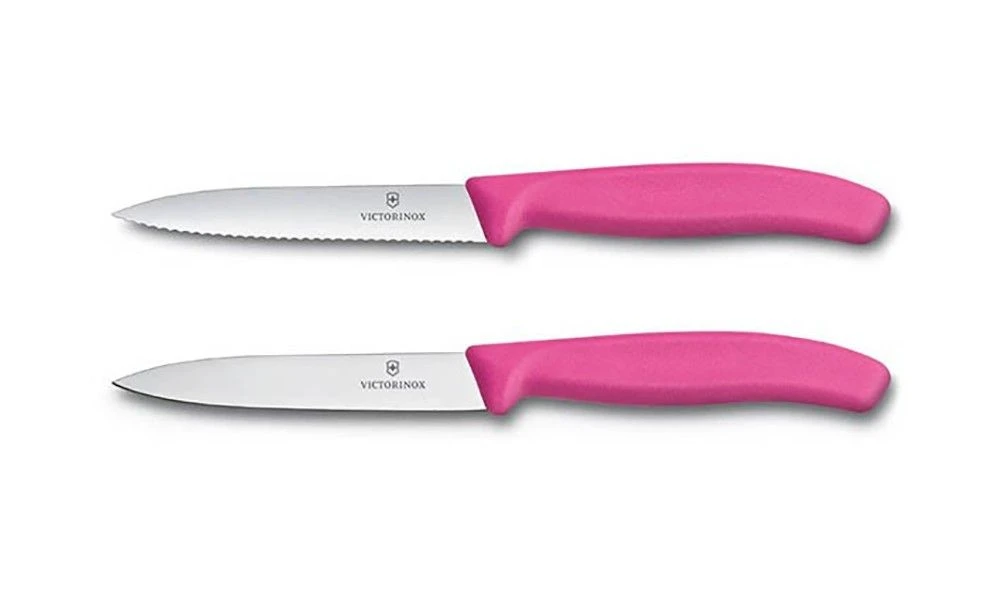 Victorinox Swiss Classic 2 X 10cm Paring Knife Set Pink (67796L5B) - Image 2