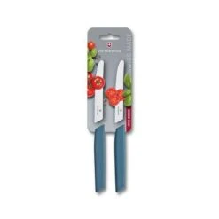 Victorinox Swiss Modern 2 Piece 11cm Tomato & Table Knife Set Cornflower (6900611W2B)