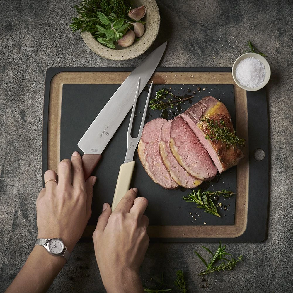 Victorinox Swiss Modern Colour 15cm Carving Fork - Almond (69036158B) - Image 2