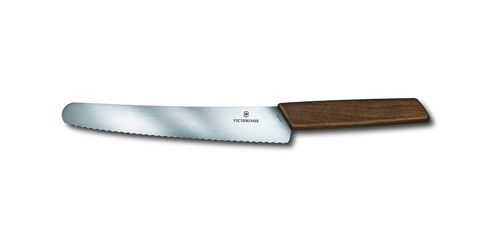 Victorinox Swiss Modern Walnut 22cm Bread & Pastry Knife (6907022WG)