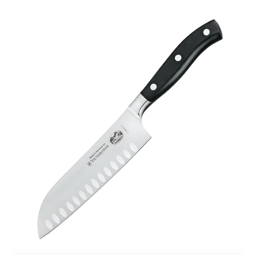 Victorinox Fully Forged 17cm Santoku Knife With Fluted Blade (7732317G)