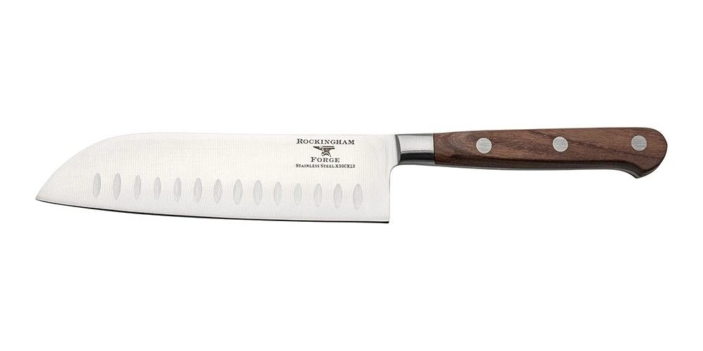 Rockingham Forge Pro Wood Series 2 Piece Set (9cm Paring Knife & 13cm Santoku Knife) - Image 3