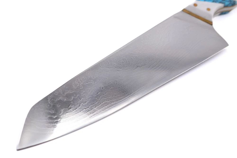 APOSL Chef Knife 20cm - 67 Layered Steel With VG10 Core With A Hybrid Handle - Image 4