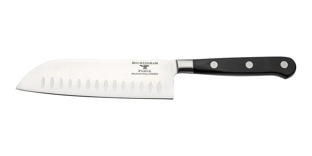 Rockingham Forge Pro Black Series 3 Piece Set (9cm Paring Knife, 13cm Santoku Knife & 20cm Cooks Knife) - Image 3
