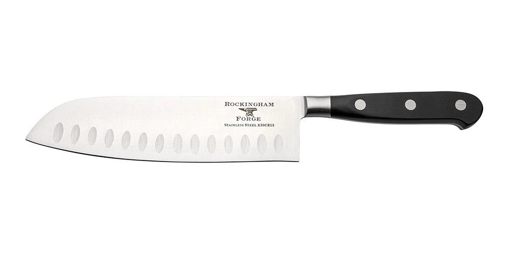 Rockingham Forge Pro Black Series 18cm Santoku Knife (9009SK/7)