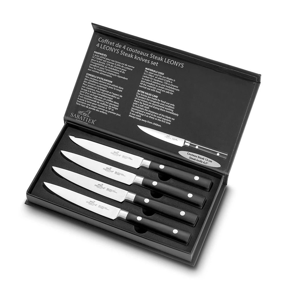 Sabatier® Leonys 4 Piece 12cm Steak Knife Set - Image 2