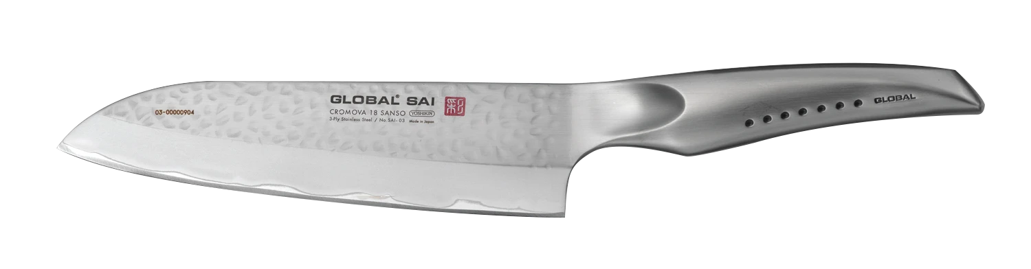 Global Sai SAI03 - 19cm Santoku Knife (SAI-03)
