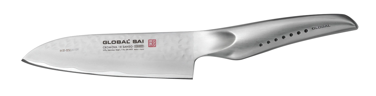 Global Sai SAIM03 - 13.5cm Santoku Knife (SAI-M03)