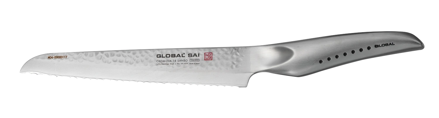 Global SAIM04- 17cm Blade Bread Knife (SAI-M04)