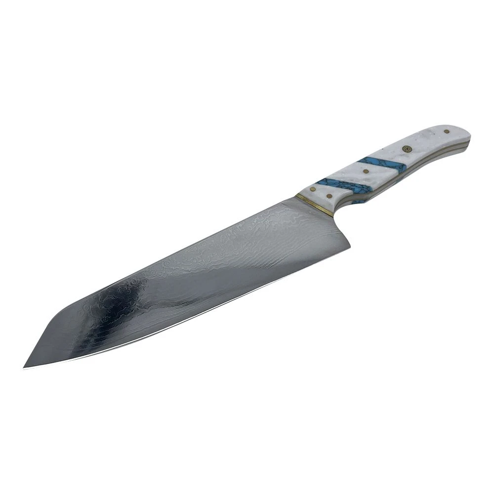 APOSL Chef Knife 20cm - 67 Layered Steel With VG10 Core With A Hybrid Handle - Image 5