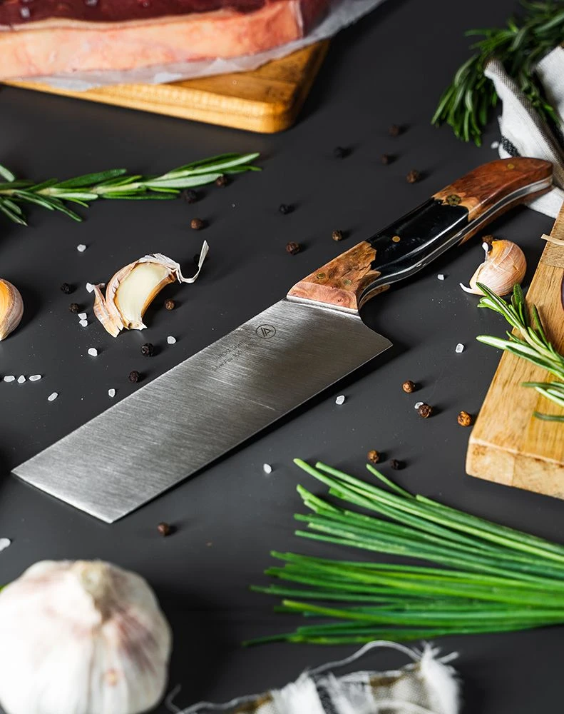 APOSL Nikiri Knife 14cm With A Hybrid Handle - Image 5