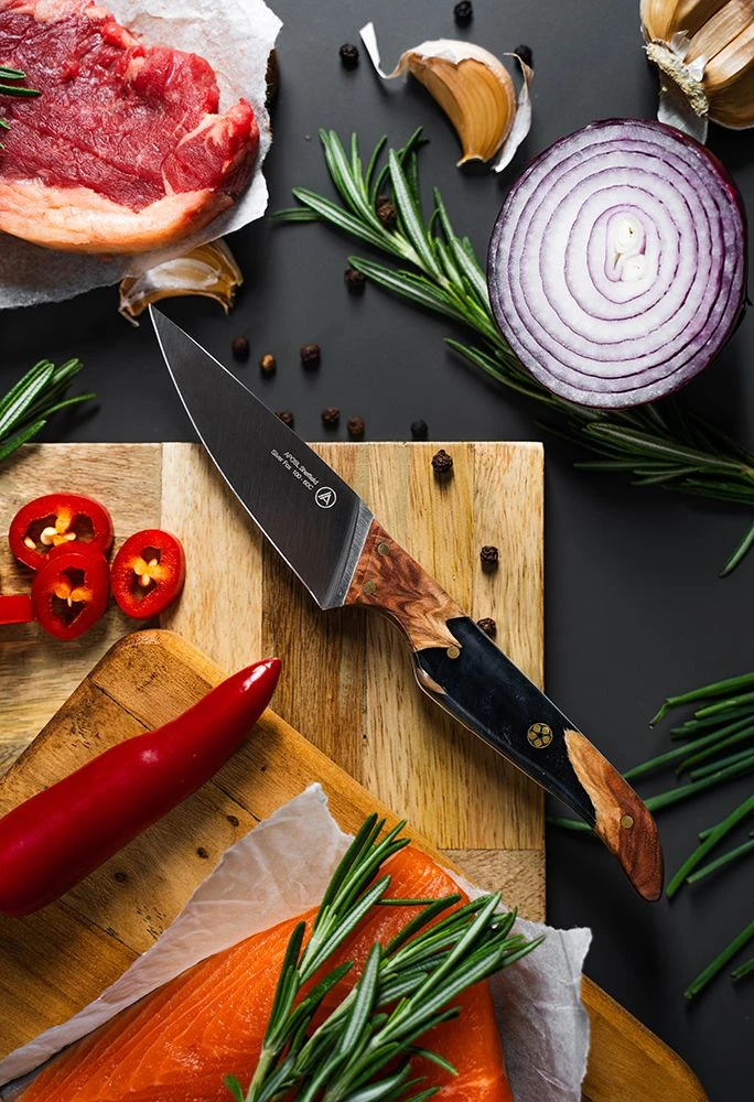 APOSL Paring Knife 9cm With A Hybrid Handle - Image 5