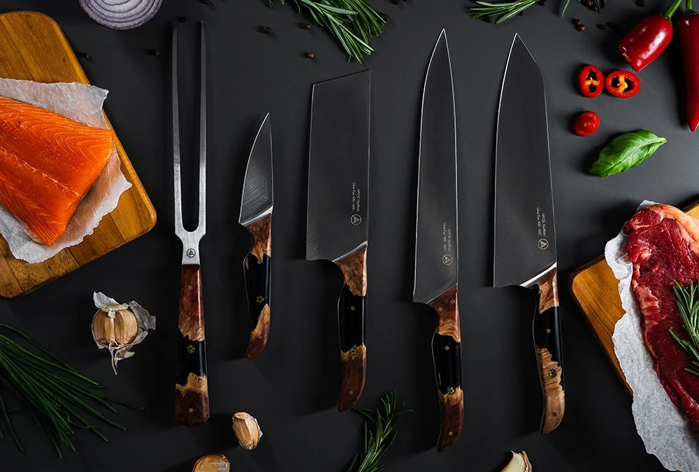 APOSL Carving Knife 21.5cm With A Hybrid Handle - Image 8