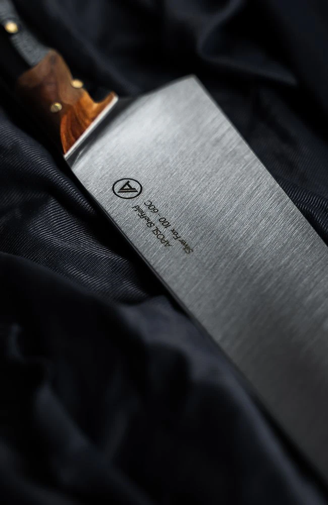 APOSL Chef Knife 20cm With A Hybrid Handle - Image 4