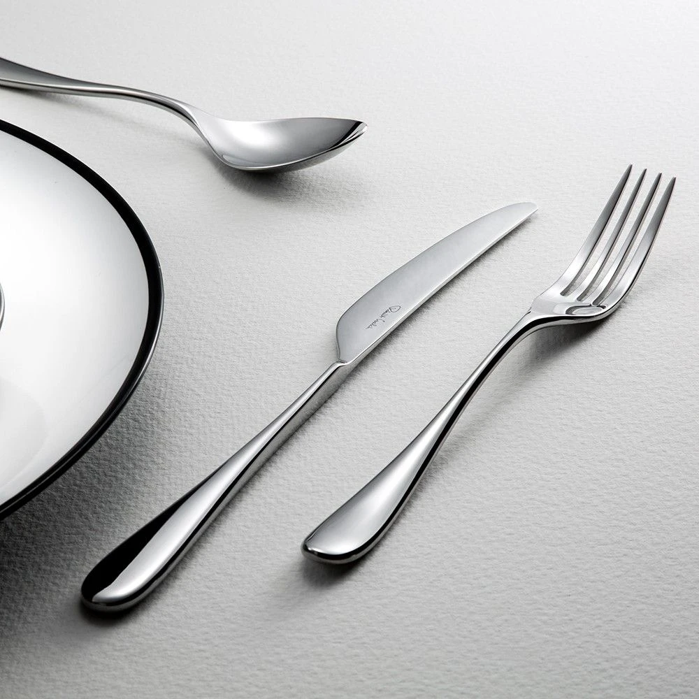 Robert Welch Arden Bright V Cutlery Set 84 Piece With Free Large Cutlery Tray - Image 5