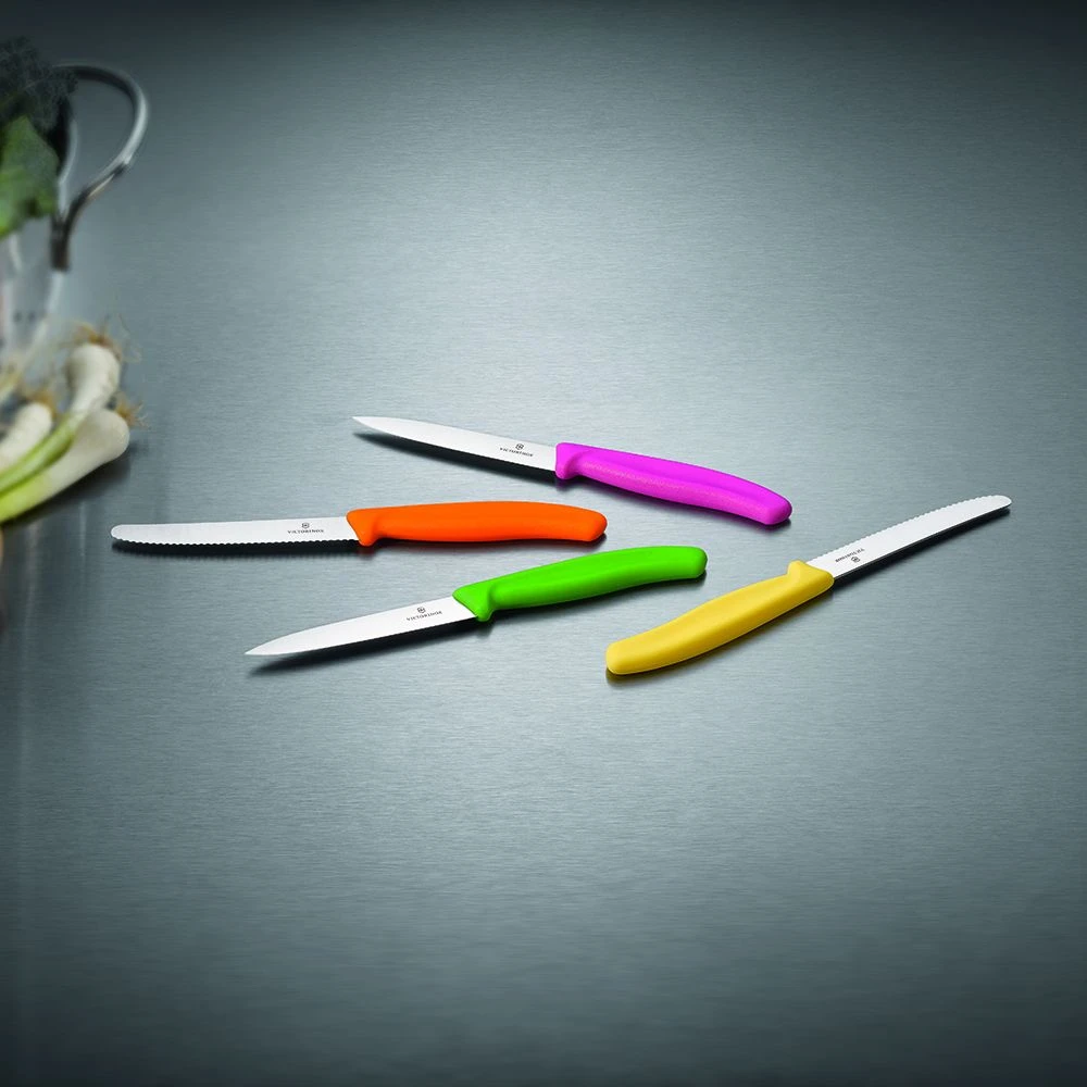 Victorinox Swiss Classic 2 X 8cm Paring Knife Point Serrated Black (67633B) - Image 3