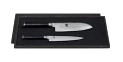 Kai Shun Knife Set (KAI-DMS-230) - 15cm Utility Knife & 16cm Santoku Knife