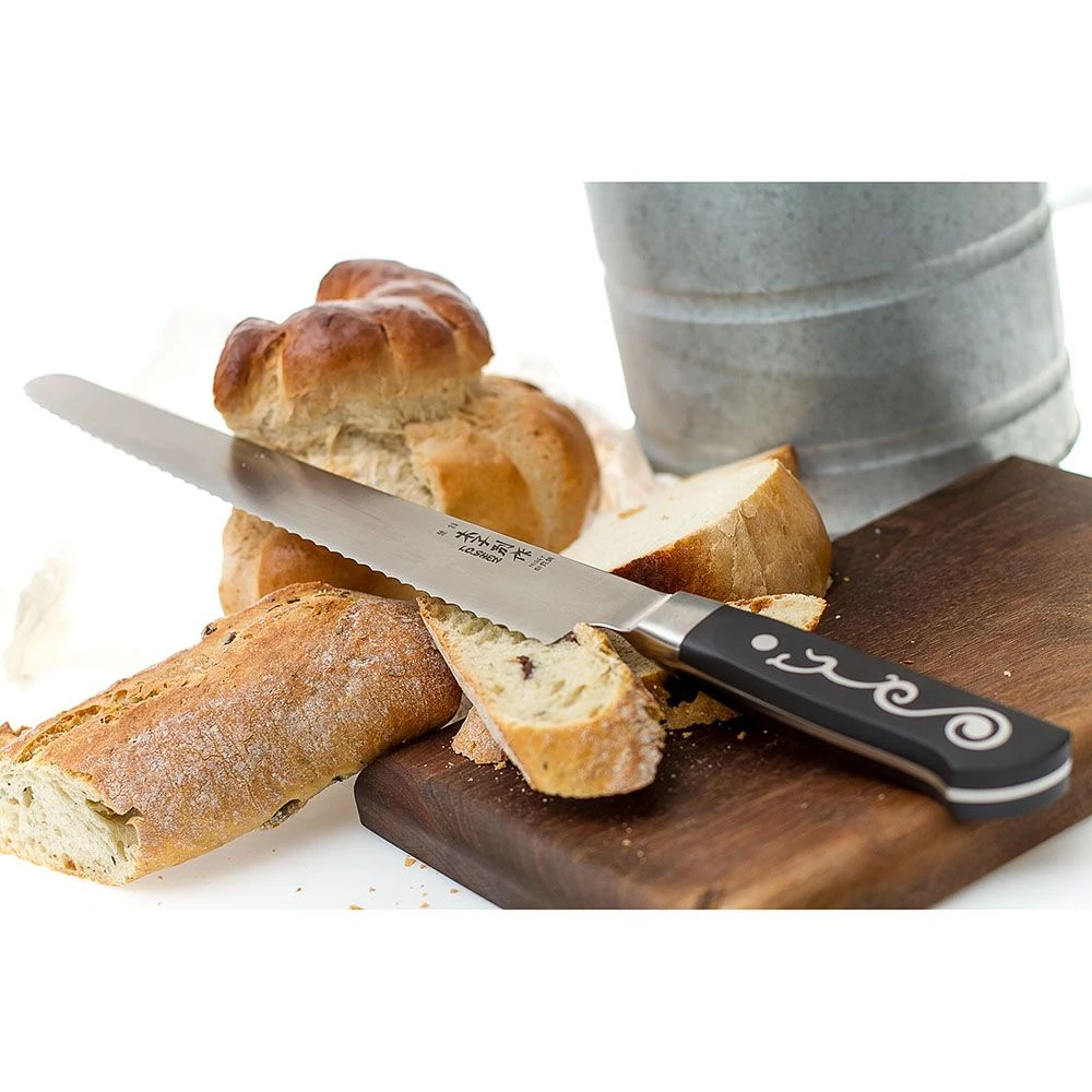 I.O.Shen 250mm Extra Long Bread Knife - Image 7