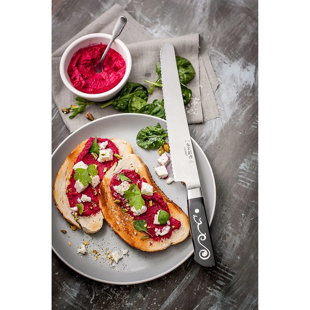 I.O.Shen 250mm Extra Long Bread Knife - Image 8