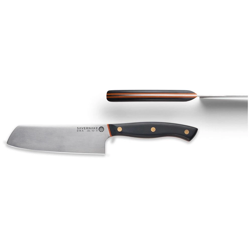 Savernake DNA GC14 14cm Nakiri - Anthracite & Orange With Traditional Handle - Image 2