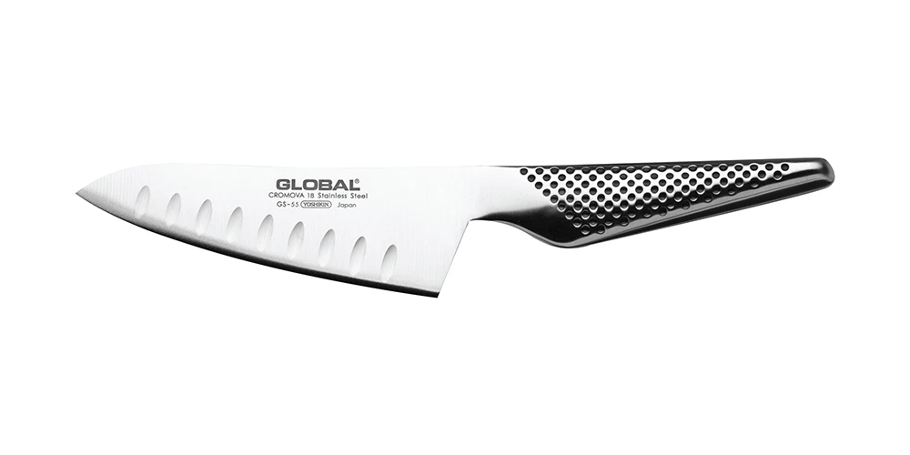 Global GS55 - 12cm Fluted Oriental Santoku Knife (GS-55)