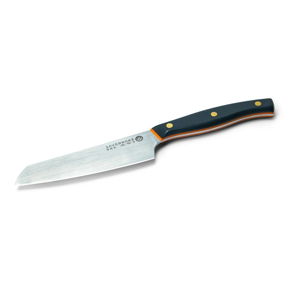 Savernake DNA NC12 12cm Utility Knife - Anthracite & Orange With Traditional Handle - Image 3