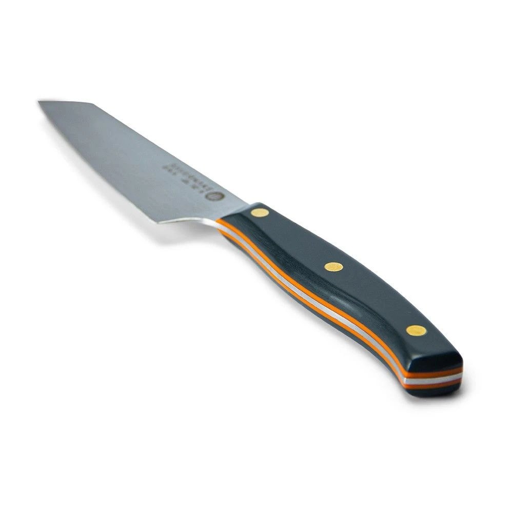 Savernake DNA NC12 12cm Utility Knife - Anthracite & Orange With Traditional Handle - Image 4