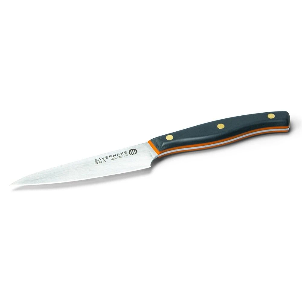 Savernake DNA SY11 11cm Large Paring Knife - Anthracite & Orange With Traditional Handle - Image 3