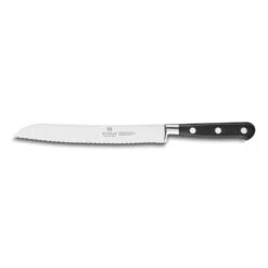 Lion Sabatier® Ideal 20cm Bread Knife (Black Handle With Stainless Steel Rivets)