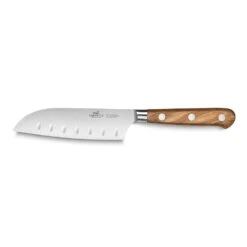 Lion Sabatier® Ideal Provencao 13cm Scalloped Santoku (Olive Handle With Stainless Steel Rivets)