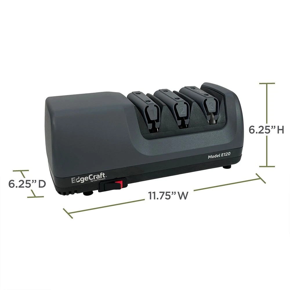 EdgeCraft Model E120 Electric Sharpener - 3-Stage 20° Trizor - Image 9