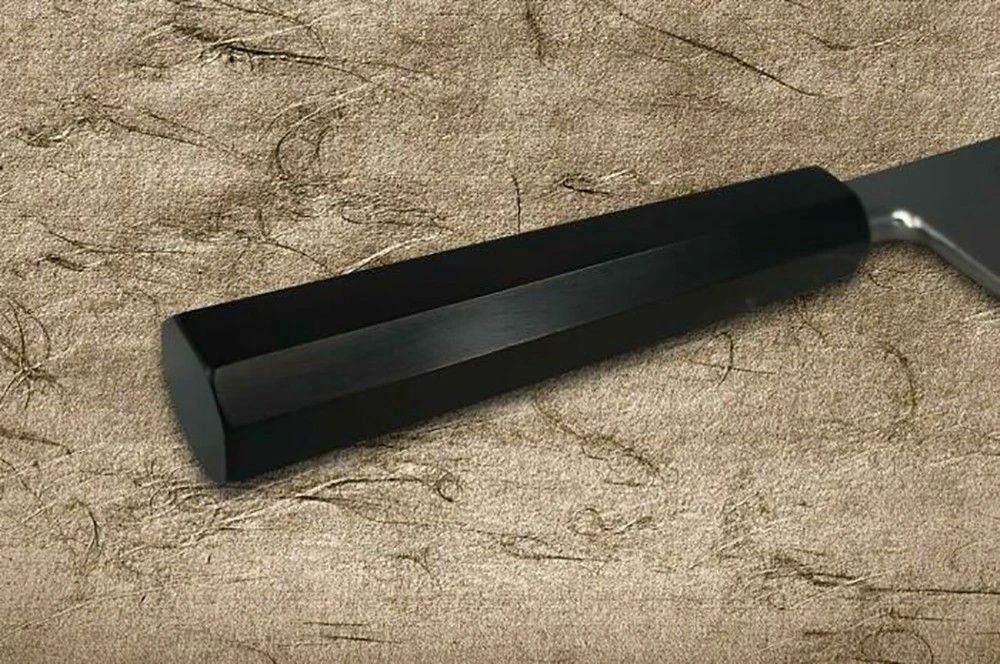 Sakai Takayuki Aoniko Blue 2 Steel Ebony Handle Japanese Chef's Deba Knife 150mm - Image 7