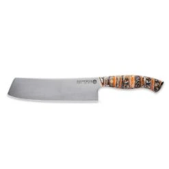 Savernake DNA SK18 18cm Nakiri - Anthracite, Arctic & Orange With Marble Handle
