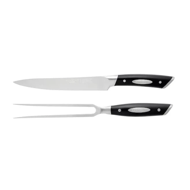 Scanpan 2 Piece Classic Carving Set With Board - Image 2